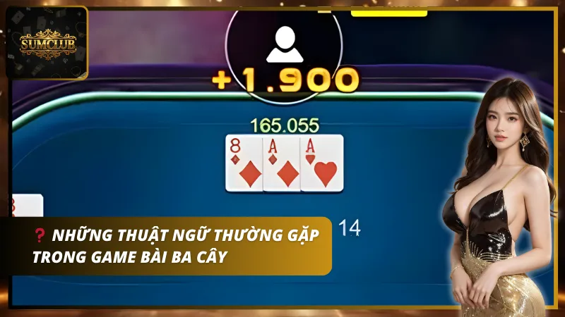 Tìm hiểu các thuật ngữ khi tham gia chơi ba cây Sumclub