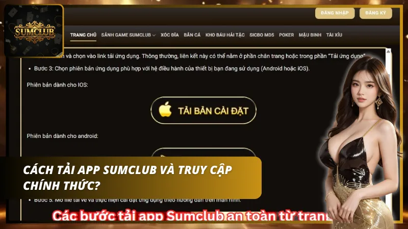 Giải đáp thắc mắc Sumclub về Tải app