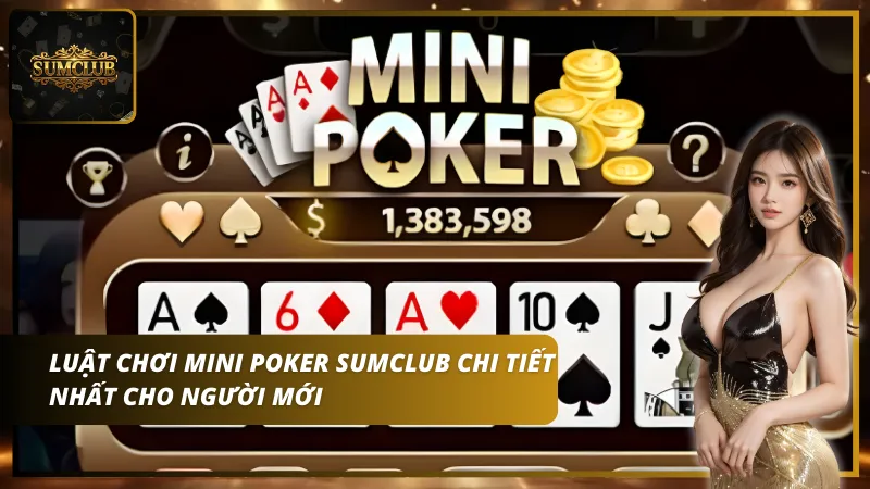 Luật chơi Mini Poker SumClub siêu đơn giản